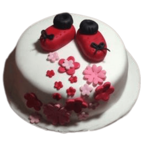 Baby Shower Cake with Booties online delivery in Noida, Delhi, NCR,
                    Gurgaon